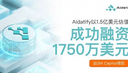Aidatify以1.5亿美元估值融资1750万美元，领跑区块链AI聚合领域