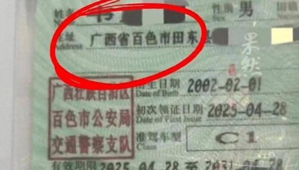 吃了没文化的亏！男子买假驾照写“广西省”没发现不对：家人都以为是真的