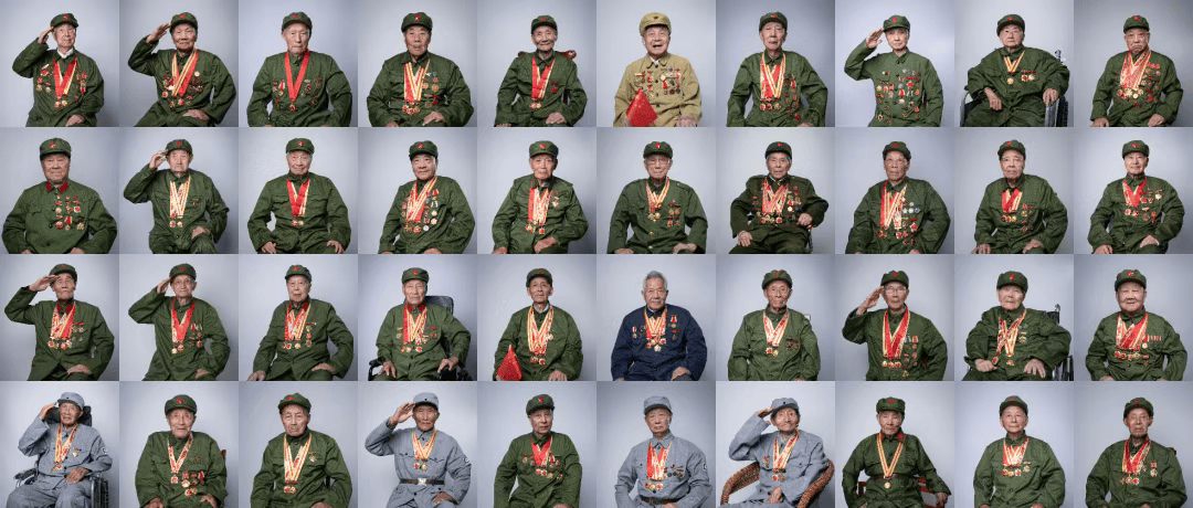 这6位与总书记握手的老战士是谁？